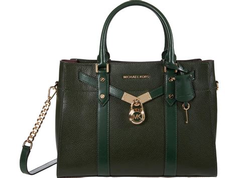 michael kors hamilton satchel green|Michael Kors nouveau Hamilton large.